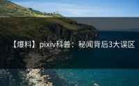 【爆料】pixiv科普：秘闻背后3大误区