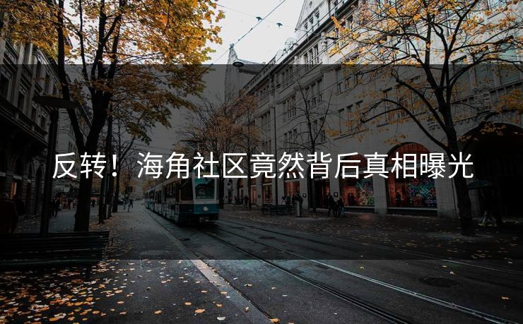 反转！海角社区竟然背后真相曝光
