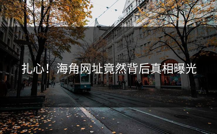 扎心！海角网址竟然背后真相曝光